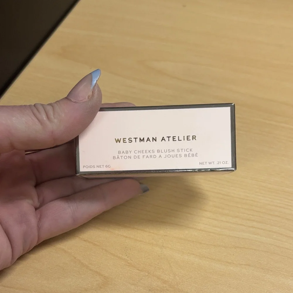 Westman Atelier Baby Cheeks Lip + Cheek Cream Blush Stick - DOU DOU-NWT - Picture 8 of 9